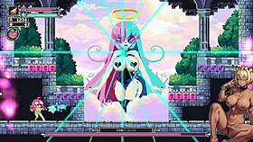 let's play this game where we train the submissive angel in hentai sex