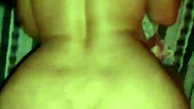 horny indian girl bent over in hotel room for doggystyle cumshot on big ass