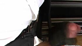 Gorgeous Brunette Shoves A Huge Cock In Her Ass