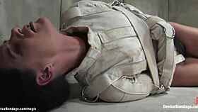 Bound Psycho Slut's Pussy Vibrated!