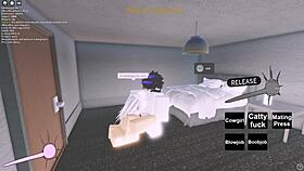 pounding a girl on roblox in hardcore creampie