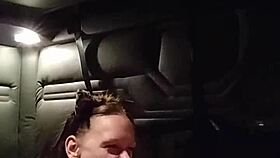 Kitty giving a blowjob with buttplug