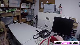 Teen Punished with Monster Cock in Office