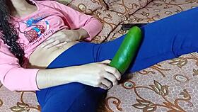 An Indian wife discovers interracial passion with a huge black cock in a full desi sex video