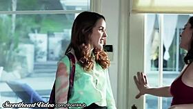 Amanda Miller Gets Intense Strapon Punishment From Lesbian