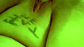 She uses huge dildo on pink pussy