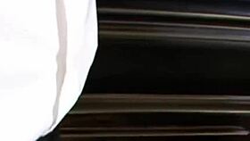 Gorgeous Brunette Shoves A Huge Cock In Her Ass