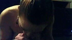 Is This Petite Redhead's Blowjob On Big Black Cock Damn Good?
