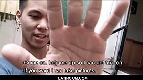 two young latin guys luis and paco in a scene together