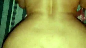 horny indian girl bent over in hotel room for doggystyle cumshot on big ass