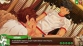 Game Friends Camp Episode 9 - Made a Juicy Blowjob to Natsumi with Russian Voice! Wow!