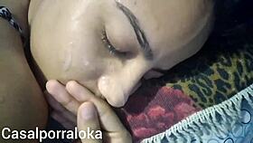 I came on her face while she masturbated, then left quietly 😏