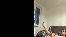 Beautiful Brunette Orgasms from Masturbation Close-Up