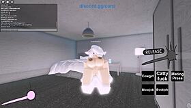 pounding a girl on roblox in hardcore creampie