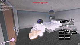 pounding a girl on roblox in hardcore creampie