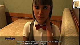 anna takes john's cock while working.