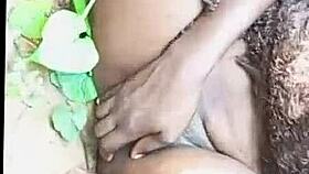 Mature couple enjoys romantic doggystyle sex outdoors