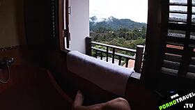 My sexy girlfriend eagerly sucks a big white dick, craving more