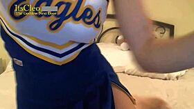 Busty cheerleader its cleo gets doggy dicked by her horny neighbor