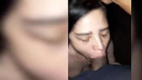 curvy latina offers blowjobs to friends on walk