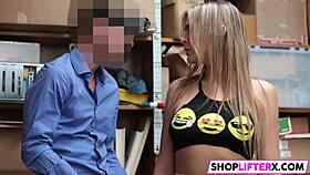 Teen Punished with Monster Cock in Office