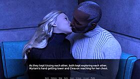 Horny hot wife takes huge bbc in anal threesome and squirts