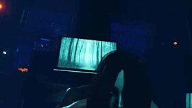 dangerous viewing of sadako in anime style