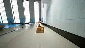 Emilia's Hentai Game: Public Beach And Pool Fucking Adventure