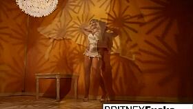 Sexy Blonde in Retro Tease Feels So Hot