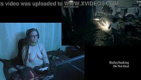 This Naked Brunette BBW Shows Off Her Big Natural Tits In Lesbian Fun