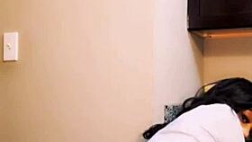 Ebony Teen Dances In Shorts Before Deepthroat And Big Ass Tease