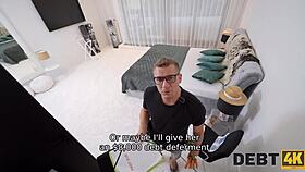 Debt4k blonde Czech babe watched closely in intense POV sex scene