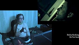 This Naked Brunette BBW Shows Off Her Big Natural Tits In Lesbian Fun