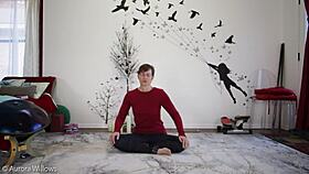 Yoga Lesson With A Russian Milf