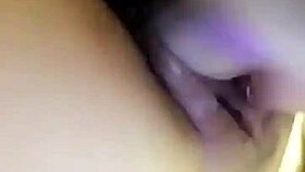 slutty girl with big boobs squirts while masturbating huge dildo in the shower 😈