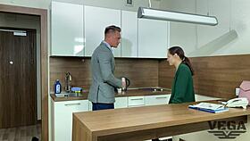 I fucked my horny stepsister outside on vacation, she begged for anal and blowjob.