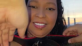 Milf Submissive Dominated On Rooftop By Bricklayer With Facial, Blowjob, Golden Shower, And Dirty Talk!