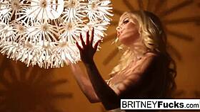 Sexy Blonde in Retro Tease Feels So Hot