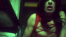 tranny friend enjoys toys and dildo play