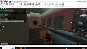 This slut gets knocked up in Roblox by a futanari character