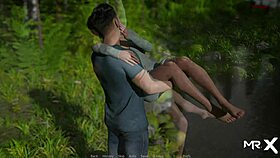 in dusklightmanor, he fucked a beautiful girl in nature during episode 1 55