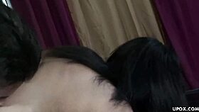 Brunette goddess bent over in doggystyle sex