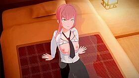 miss makima moans while being penetrated - 3d hentai