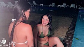 Colombian lesbian girl meets me and rims my ass shortly after.