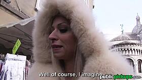 chloe lacourt gets picked up in public for hardcore fun