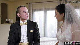 I saw Italian bride Valentina Nappi butt pluged on her wedding day