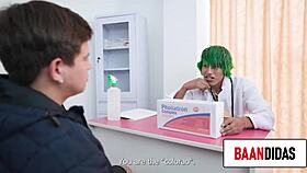 Help! Greta's got something in her ass!