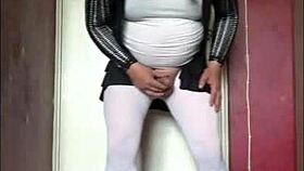 bisexual sissy mark wright explores his curiosity in a homemade setting