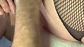 He licks and fucks girlfriend's huge pussy to orgasm.