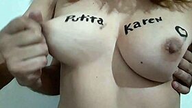 Come on, touch my tits right now!